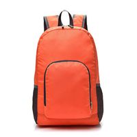 Hot Sale! Clearance! Men Women Bag,Todaies Neutral Fashion Solid Color Zipper waterproof Nylon Shoulder Bag Backpack (30cm(L)43cm(H)16cm(W), Orange)