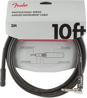 Fender Professional 10' Angled Instrument Cable - Black