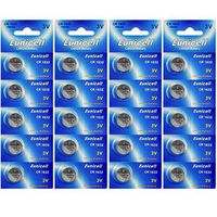 Eunicell CR1632 Lithium Blister Pack 3V 3 Volt Coin Cell Batteries (20 pcs)