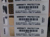 Warranty Void Tamper-proof Labels Stickers with Hologram X 500