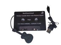 HEIBAIGE Cassette Adapter Car Bluetooth Audio Receiver Work While Charging