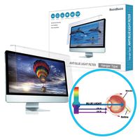 (BozaBoza) Acrylic Anti Blue Light Screen Protector 27" Easy On/Off (for 27" Universial Diagonally Measured 16 : 9/16 : 10 Aspect Ratio) Filtering Out Blue Light for Laptop, Notebook, Monitor