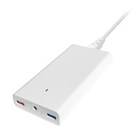 BatPower A90 Slim 90W Charger for MacBook Pro Air Replace for Apple 85W A1424 A1398 A1343 A1222 A1172 A1290 MD506LL/A MC556LL/B Ac Power Adapter Cord, QC 3.0 USB Fast Charging for Tablet Smartphone