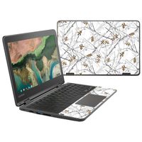 MightySkins Skin Compatible with Lenovo 300e Chromebook 11.6" (2018) - Conceal Snow | Protective, Durable, and Unique Vinyl Decal wrap Cover | Easy to Apply, Remove | Made in The USA