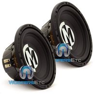 Pair of Memphis 15-SRX10D4 10" 400W RMS Dual 4-Ohm Subwoofer