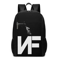 Travel Bckpack NF Rapper Print Custom Business Bckpack for College School Computer Bag for Women Men for 17 Inch Laptop (3, one Size)