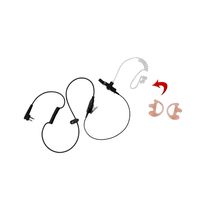 BOMMEOW BCT12HAMP-M1A Earpiece with Extra Earmold Earsert for Motorola CP200D