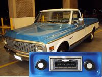 Custom Autosound Stereo compatible with 1967-1972 Chevrolet Truck, USA-630 II High Power 300 watt AM FM Car Stereo/Radio
