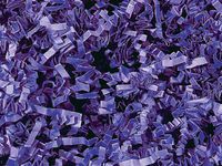 Crinkle Paper Shred for Packaging Gift Box/Basket Filler 10-Ounce Bag Bulk Buy !! Choose Color (Purple)