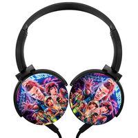 Stranger Things Wired Stereo Headphones Customized Foldable Headsets Over Ear Noise Cancelling