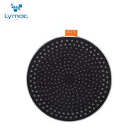 LYMOC U8 Mini Metal Bass Cannon Wireless Speaker Portable Outdoor Riding Bluetooth Subwoofer Box Loudspeaker Box Tactility Audio Inserts TF Card Reception MP3 Player for iPhone Android Phone (Black)