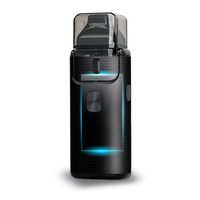 Skin Decal Vinyl Wrap for Aspire Breeze 2 2nd gen Vape Kit Stickers cover/Glowing Blue Tech