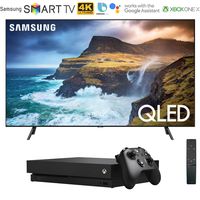 Samsung QN55Q70RA 55" Q70 QLED Smart 4K UHD TV (2019 Model) with Microsoft Xbox One X 1TB Console Bundle