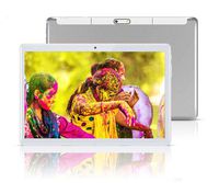 Android Tablet 10 Inch with Sim Card Slots - 10.1" 4GB RAM 64GB ROM Octa Core 3G Unlocked GSM Phone Tablet PC with WiFi Bluetooth GPS Netflix YouTube (Silver)