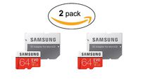 Samsung 64GB MicroSDXC EVO Plus Memory Card w/Adapter (MB-MC64GA) (2 pack)