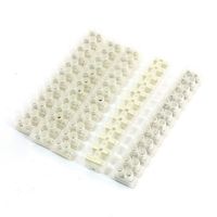 uxcell a13122500ux1006 20A 12 Positions Two Rows Screw Terminal Barrier Block Connector (Pack of 5)