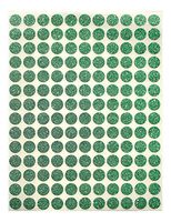 Sparkles Round Circle 3/8" Crafts Envelope Seals Sticker 10 mm Glitter Labels (sparkly green)