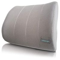 Xtra-Comfort Lumbar Support Cushion - Lower Back Pillow for Office Chair, Car, Men, Women, Gaming - Ergonomic Orthopedic Backrest Foam Roll and Adjustable Strap for Therapeutic Pain Relief