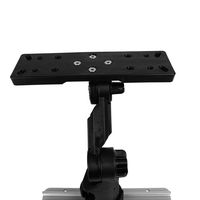 YakAttack Rectangular Fish Finder Mount with Track Mounted LockNLoad Mounting System