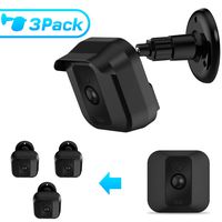 MASCARRY Blink XT Home Security Camera Wall Mount Bracket ， Weather Proof 360 Degree Protective Adjustable Indoor and Outdoor Mount Cover Case for Blink XT Camera (Black(3 Pack))