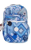 Kipling Seoul Extra Large Laptop Backpack (One Size, Pretty Patchwork)