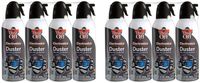 Falcon Dust-Off Electronics Compressed Gas Duster 10 oz (4 Pack) [New Improved Version] (10 oz (8 Pack) (2-Unit))