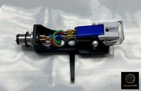 Cartridge and Stylus, needle and Black Headshell with mounting bolts for Technics SL-1200, SL-1210, SL-1600, SL-1610, SL-1700, SL-235, SL-23A, SL-B2, SL-B202, SL-B205, SL-B3