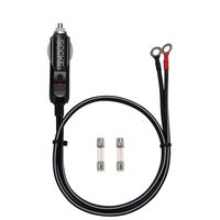 SCCKE Heavy-Duty 14AWG 15A Male Plug Cigarette Lighter Adapter Power Supply Cord with 2ft / 0.6m 14 AWG Cable Wire for Car Inverter Air Pump Electric Cup and DIY