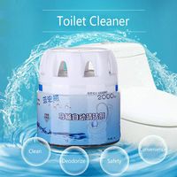 RICH Toilet Cleaner Hotel Drain Automatic Magic Portable Flush Bottled Blue Bubble Deodorizes Bathroom Fragrance Quick Foam Home Helper