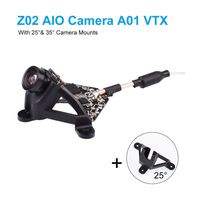 BETAFPV Z02 AIO Camera A01 VTX 5.8GHz 0/25/200mW Transmitter 600TVL NTSC/PAL with 25 and 35 Degree Camera Mount Support OSD SmartAudio for Tiny Whoop Drone