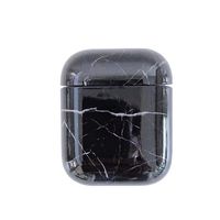 Airpods Case MEIQING Fashion Marble Waterproof Shockproof Cover for Airpods 1 2 Charging Case Earphones Accessorie Great Gift (C)