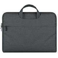 Jennyfly 15.4 inch Laptop Sleeve, Anti-Scratch Protection Handbag Cover Slim 360° Protective Laptop Sleeve Briefcase Carrying Bag Case for 15-15.4 inch Laptop MacBook Tablet - Gray