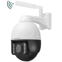 XMARTO DZ2034 1080p WiFi PTZ Security Camera Wireless for Home Surveillance, Pan Tilt Zoom, Enhanced 2-Way Audio, Motion Detection Alert & Siren, IR Night Vision, IP66 Weatherproof, Easy Remote Access