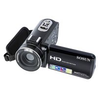 Video Camera Camcorder SOSUN HD 1080P 24.0MP 3.0 Inch LCD 270 Degrees Rotatable Screen 16X Digital Zoom Camera Recorder and 2 Batteries