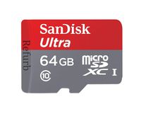 SanDisk Ultra 64GB MicroSDXC Class 10 UHS-1 SDSDQUA-064G-U46A (Renewed)