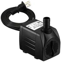 Homasy Upgraded 400GPH Submersible Water Pump with 36 Hours Dry Burning, 25W Fountain Water Pump with 5.6ft Power Cord for Aquarium, Pond, Fish Tank, Water Pump Hydroponics