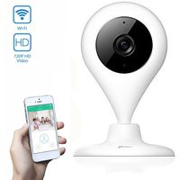 Wireless Security Camera, MiSafes WiFi Baby Pet Video Monitors 1280x720p HD Remote Home Surveillance Indoor IP Cameras with 2 Way Audio Talk for iPhone iPad Android Samsung Sony LG (White)