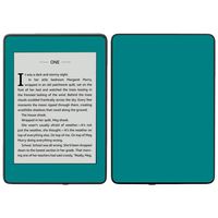 MightySkins Skin Compatible with Amazon Kindle Paperwhite 2018 (Waterproof Model) - Solid Teal | Protective, Durable, and Unique Vinyl Decal wrap Cover | Easy to Apply, Remove| Made in The USA