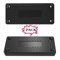 DD Gun Magnet Mount,HQ Rubber Coated 37lbs Rated, Magnetic Gun Holster for Vehicle and Indoor, Concealed for Handguns,Airguns,Rifle and Pistol in Car Wall Bedside and Office(2 Pack)