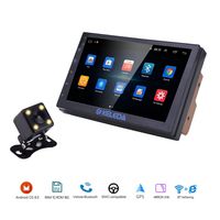 Keleda 7001 Double Din Car Stereo with Backup Camera, Auto GPS Navigation System for Android 9.1 with WiFi Bluetooth Radio Receiver 7in Touchscreen LCD Monitor,in-Dash Multimedia Video Player (1+16G)