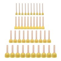 JMAF 40-Pieces Assorted Size Round Sponges Brush Set, Paint Tools for Kids