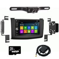 DVD GPS Navigation Multimedia Radio and Kit for Nissan Rogue 2008-2011 with Backup Camera