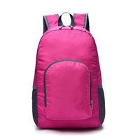Hot Sale! Clearance! Men Women Bag,Todaies Neutral Fashion Solid Color Zipper waterproof Nylon Shoulder Bag Backpack (30cm(L)43cm(H)16cm(W), Pink)