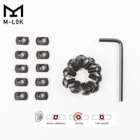 GHHJX MLOK Standard Screw Set,Set of Screws and 10 Nuts