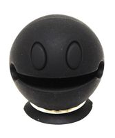 Rock-Man Portable Wireless Bluetooth Mini Happy Face Speaker with Key Ring, suction cup, pen holder Built-in Micphone Hand-free for iPhone/iPod/iPad/Android Phones/Tablet- (Black)