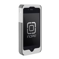 Incipio IPH-510 Silicrylic Case for iPhone 4 - Retail Packaging - White/Silver
