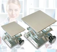 Stainless Steel Lab Jack Scissor Stand Platform (6" x 6")