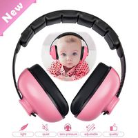 HOODO Baby Noise Cancelling Headphones,Baby Earmuffs,Hearing Protection Headphones,Baby Ear Protection-Ages 0-3 Years(Pink)
