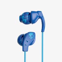 Skullcandy Method Sweat Resistant Sport Earbud with In-Line Microphone and Remote, Lightweight and Secure In-Ear Fit for Running and Exercise, Cable Management Clip for Workouts, Royal Blue