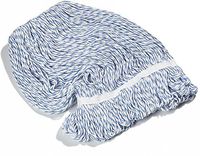Carlisle 369670B14 Flo-Pac Finishing Mop Heads, Set of 12 (1/2-Inch, Blue)
